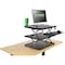 Uncaged Ergonomics Changedesk Tall Standing Desk Converter Ergonomic Desktop Riser CDM-b - alternate 1